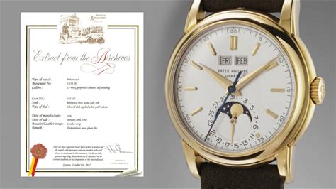 patek philippe archives update.